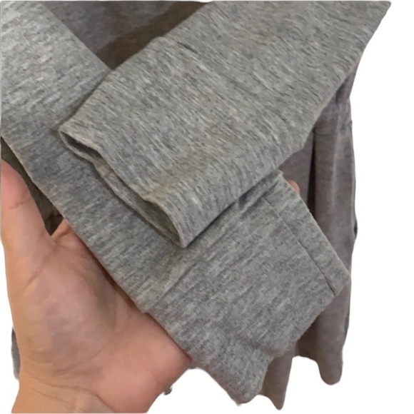 🌸2/$25 Michael Stars Grey Super Soft Long-sleeve Mini Dress - Picture 6 of 8